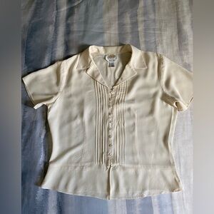 Talbots 100% silk blouse Size 10